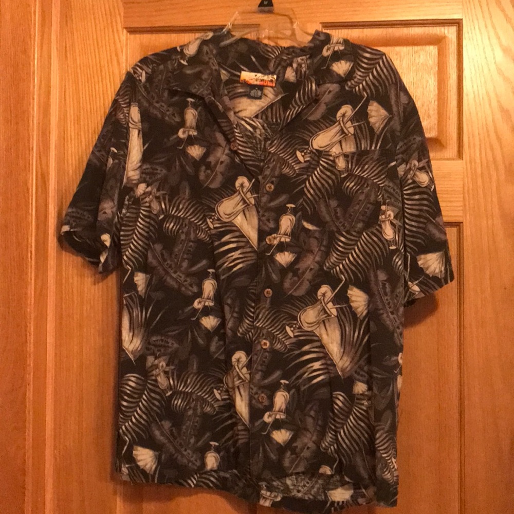 Hawaiian Jacks Cafe Button Shirt